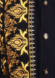 Load image into Gallery viewer, Prestige Button-Down Sweater/Jacket # SW6503 Black