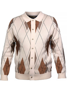 Load image into Gallery viewer, Prestige Button-Down Sweater # SW6510 Cream