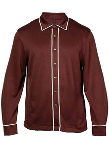 Load image into Gallery viewer, Prestige Casual Shirt/Pants Set # CSL6680 Brown/Brick