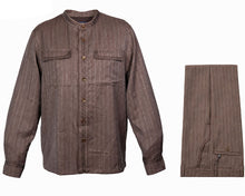 Load image into Gallery viewer, Prestige Casual Shirt/Pants Set # CSL6688 Brown