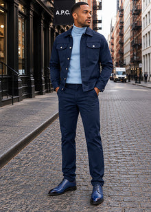 Load image into Gallery viewer, Prestige Jacket/Pants Set # COJ300 Navy
