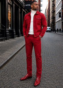 Load image into Gallery viewer, Prestige Jacket/Pants Set # COJ300 Red