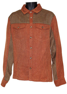 Load image into Gallery viewer, Prestige Casual Shirt/Pants Set # CSL6675 Orange Combo