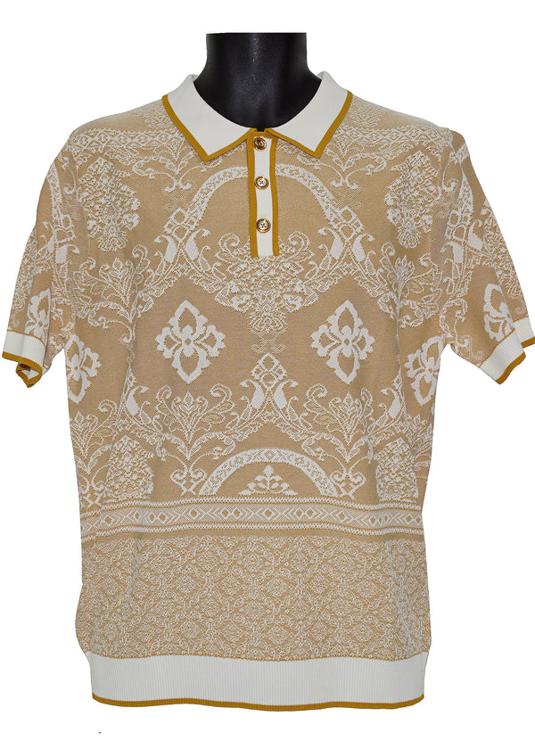 Prestige Greek Knit Round Neck Shirt cmk 075 main image 0