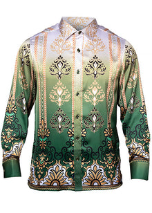Load image into Gallery viewer, Prestige Silky Feel Fashion Shirt # PR6625 Green