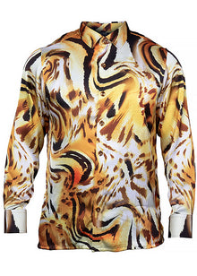 Load image into Gallery viewer, Prestige Silky Feel Fashion Shirt # PR6648 Khaki