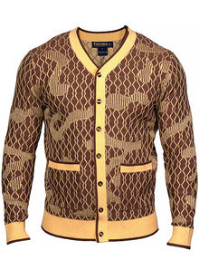 Load image into Gallery viewer, Prestige Button-Down Sweater # SW6548 Brown