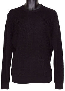 Load image into Gallery viewer, Tulliano Silk Blend Crewneck Sweater 'Casso' Black