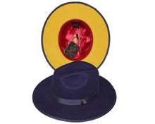 Load image into Gallery viewer, Bruno Capelo Hats 'Monarch' Different Color Under Brim - Alligator World