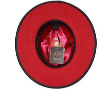 Load image into Gallery viewer, Bruno Capelo Hats 'Monarch' Red Under Brim - Alligator World