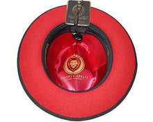 Load image into Gallery viewer, Bruno Capelo Hats 'Princeton' Red Under Brim - Alligator World