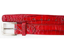 Load image into Gallery viewer, Belvedere Crocodile Belt # 1999 Catalog - Alligator World