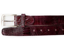 Load image into Gallery viewer, Belvedere Ostrich Leg Belt # 2000 Catalog - Alligator World