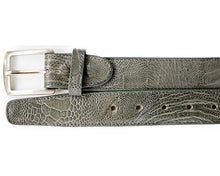 Load image into Gallery viewer, Belvedere Ostrich Leg Belt # 2000 Catalog - Alligator World