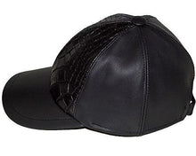 Load image into Gallery viewer, Fennix Alligator/Soft Nappa Leather Caps - Alligator World