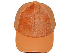 Load image into Gallery viewer, Fennix Alligator/Soft Nappa Leather Caps - Alligator World