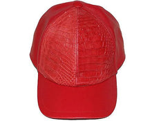 Load image into Gallery viewer, Fennix Alligator/Soft Nappa Leather Caps - Alligator World