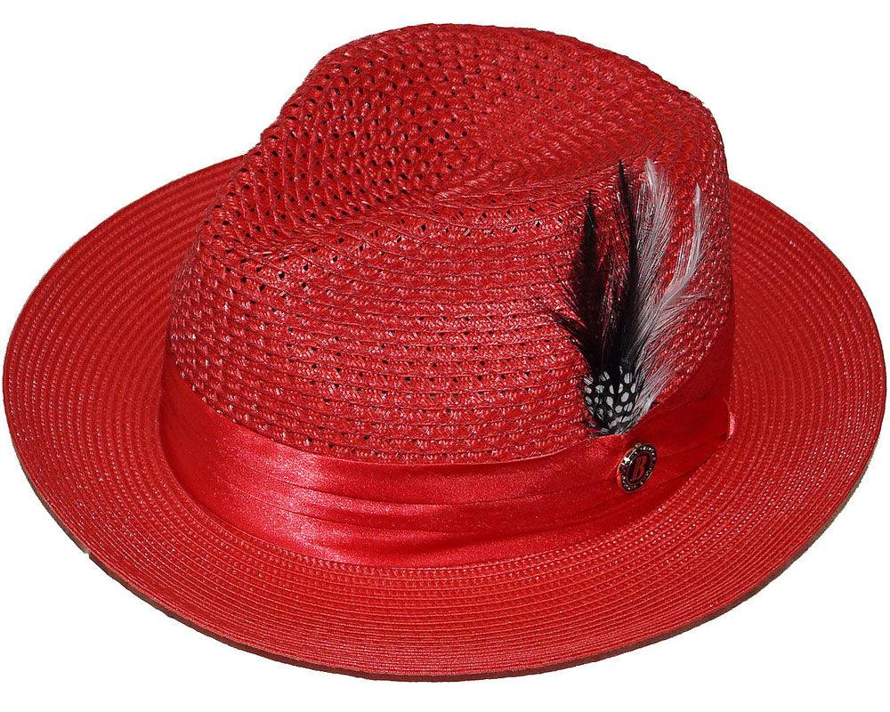 Bruno Capelo Julian Collection Hat in Chocolate Brown main image 0