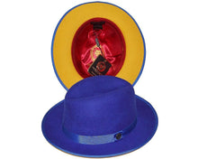 Load image into Gallery viewer, Bruno Capelo Hats 'Princeton' Different Color Under Brim - Alligator World
