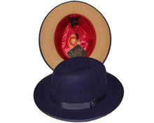 Load image into Gallery viewer, Bruno Capelo Hats 'Princeton' Different Color Under Brim - Alligator World
