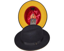 Load image into Gallery viewer, Bruno Capelo Hats 'Princeton' Different Color Under Brim - Alligator World
