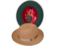 Load image into Gallery viewer, Bruno Capelo Hats &#39;Princeton&#39; Different Color Under Brim
