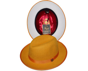 Bruno Capelo Hats 'Princeton' Different Color Under Brim
