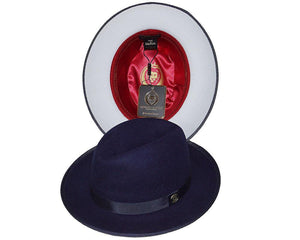 Bruno Capelo Hats 'Princeton' Different Color Under Brim