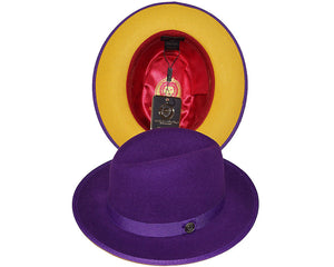 Bruno Capelo Hats 'Princeton' Different Color Under Brim