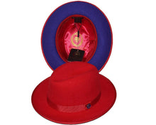 Load image into Gallery viewer, Bruno Capelo Hats 'Princeton' Different Color Under Brim - Alligator World
