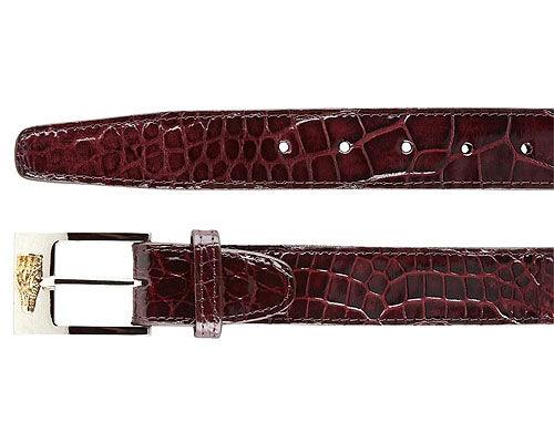 Belvedere Alligator Belt - Navy Luxury Leather main image 1