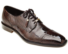 Load image into Gallery viewer, Belvedere 'Batta' Catalog Ostrich Leg Lace-Up Shoes
