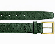Belvedere Ostrich Belt # 2001 Catalog