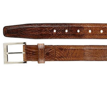 Load image into Gallery viewer, Belvedere Ostrich Leg Belt # 2000 Catalog - Alligator World
