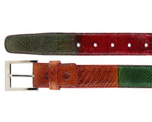 Load image into Gallery viewer, Belvedere Ostrich Leg Belt # 2000 Catalog - Alligator World
