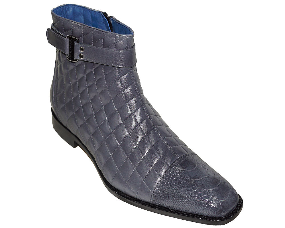 Belvedere Ostrich Leg Boot 'Liberin' (Libero)