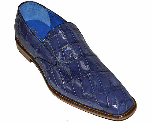 Belvedere Chapo Navy Alligator Luxury Oxford main image 1