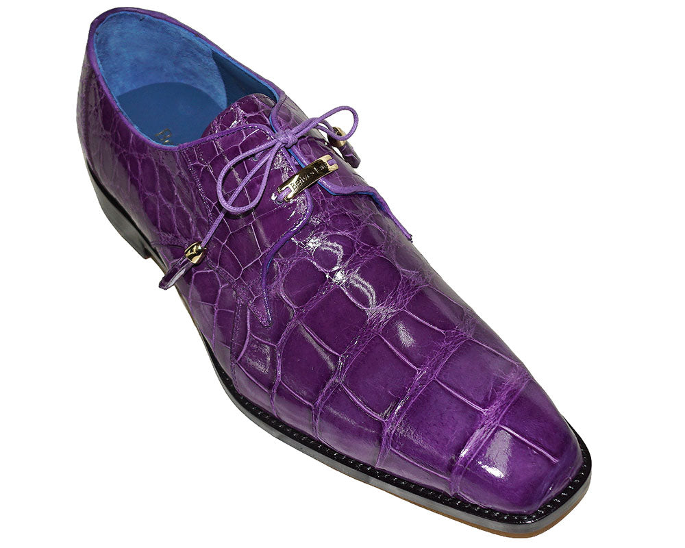 Belvedere Alligator Shoes 'Lago' Lavender / 11