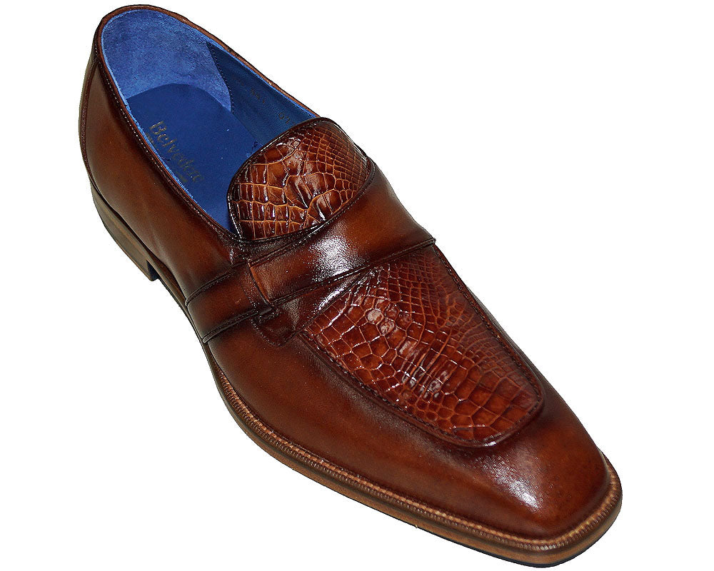Belvedere Niko Navy Alligator Leather Loafer main image 1