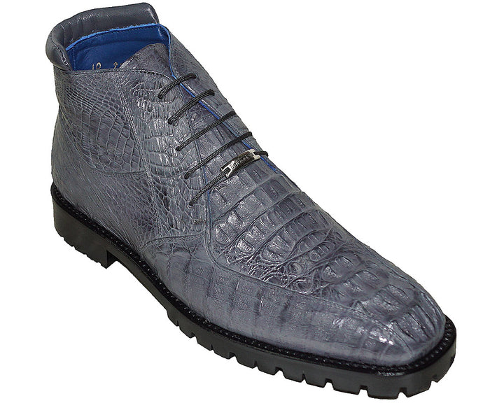Belvedere Rubber Sole Crocodile Boot 'Mercury'