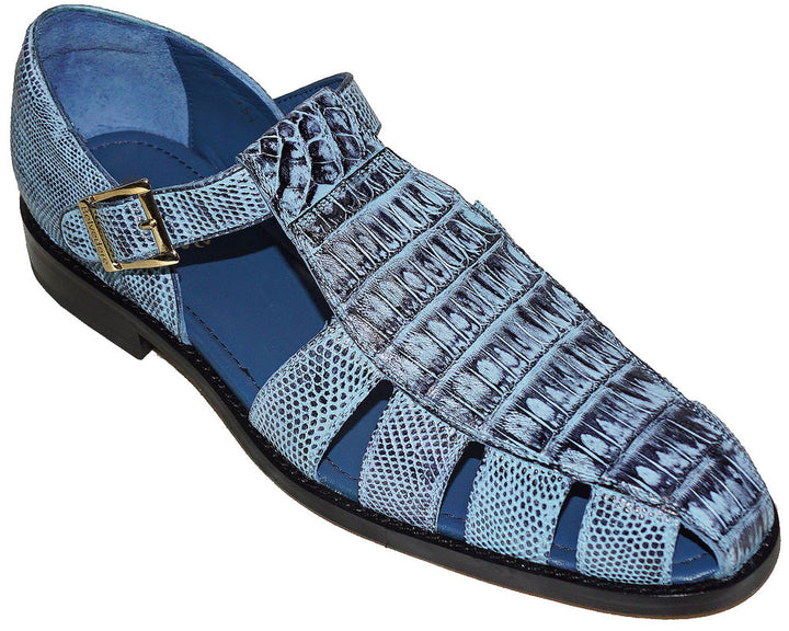 Belvedere Crocodile Sandal 'Fabrizio'