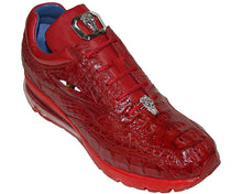 Load image into Gallery viewer, Belvedere Crocodile Bubble Sole Sneaker &#39;T-Rex&#39;
