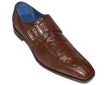 Load image into Gallery viewer, Belvedere Buckle Ostrich Shoes 'Josh'
