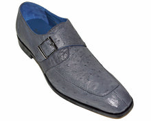 Load image into Gallery viewer, Belvedere Buckle Ostrich Shoes 'Josh'

