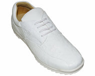 Belvedere Lace-Up Ostrich Sneaker 'Remo'