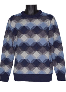 Cigar Crewneck Sweater # CR560 Navy