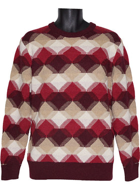 Cigar Crewneck Sweater # CR560 Port