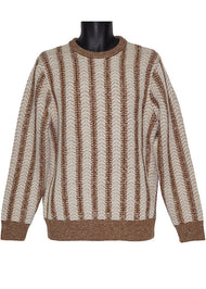 Cigar Crewneck Sweater # CR561 Sand Combo