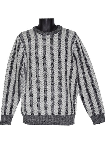 Cigar Crewneck Sweater # CR561 White Combo