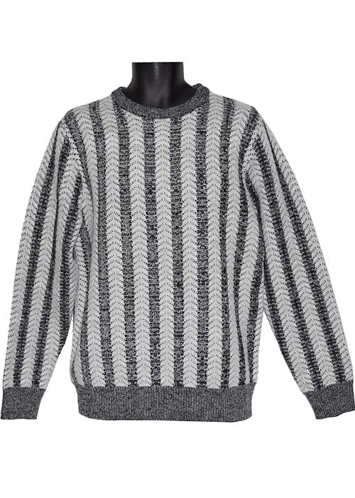 Cigar Crewneck Sweater # CR561 White Combo
